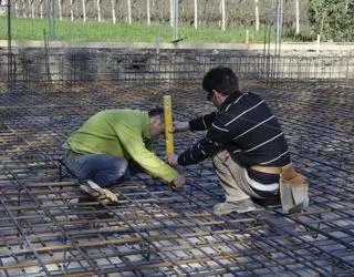 Posa in opera su cantiere